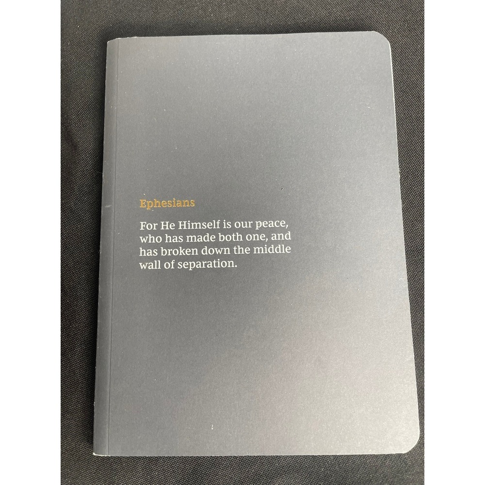 Thomas Nelson NKJV Bible Journal Ephesians Softcover Paperback Gray